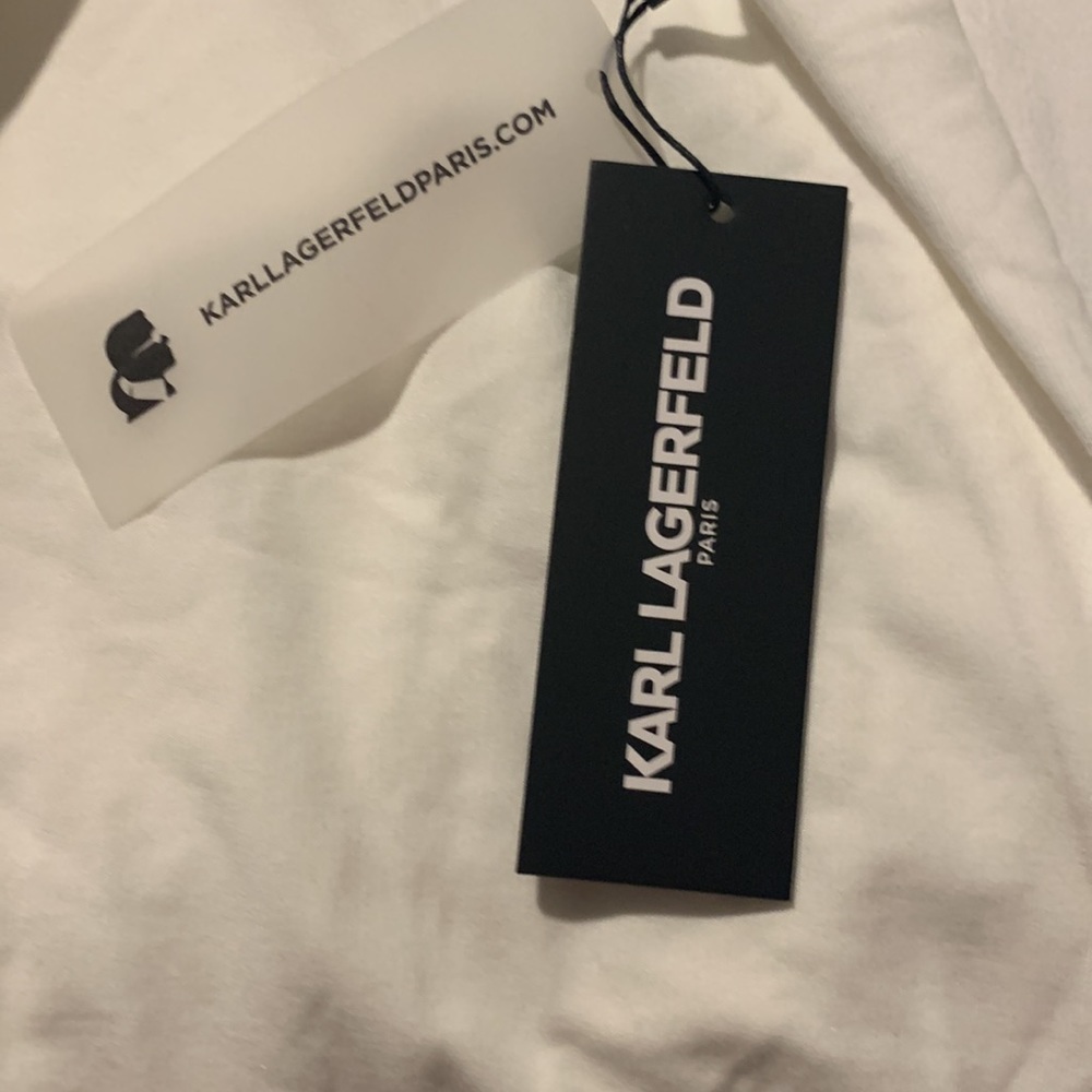 Karl Lagerfeld Paris why Hooded Sweatshirt Size L - Picture 13 of 16
